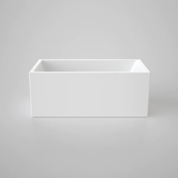 Ovia 1300mm Gloss White Free Standing Multi fit Back to Wall Corner Bath No Overflow