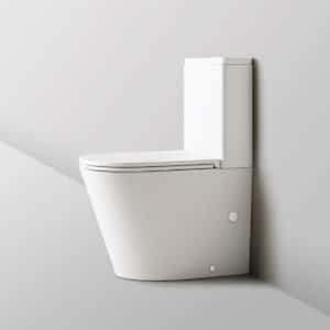 Ovia Rimless London Back to Wall Toilet Suite Gloss White