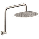 Kaya Gooseneck Shower Arm Set, Brushed Nickel