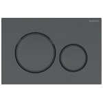 Geberit Sigma 20 Matt Black Round Button