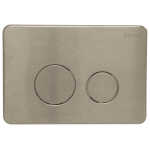 R&T PVD Brushed Nickel Round Button Flush Plate