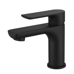Modern National Bondi Round Basin Mixer Matte Black