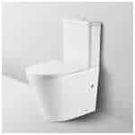 Ovia Milan Ambulant Back to Wall Rimless Toilet Suite Gloss White