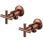 Modern National Cross Handle Ryker Washing Machine Set 1/4 Turn Champagne