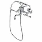 Fienza Lillian Lever Exposed Bath Tap Set with Hand Shower, Chrome