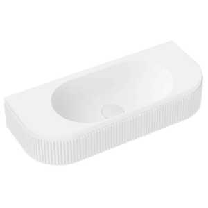 Fienza Minka Solid Surface Wall Basin, No Tap Hole