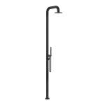 Linkware Elle Outdoor 316 Free Standing Twin Shower Matte Black