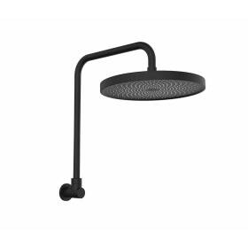 Linkware-The-Gabe-Gooseneck-Shower-Matte-Black