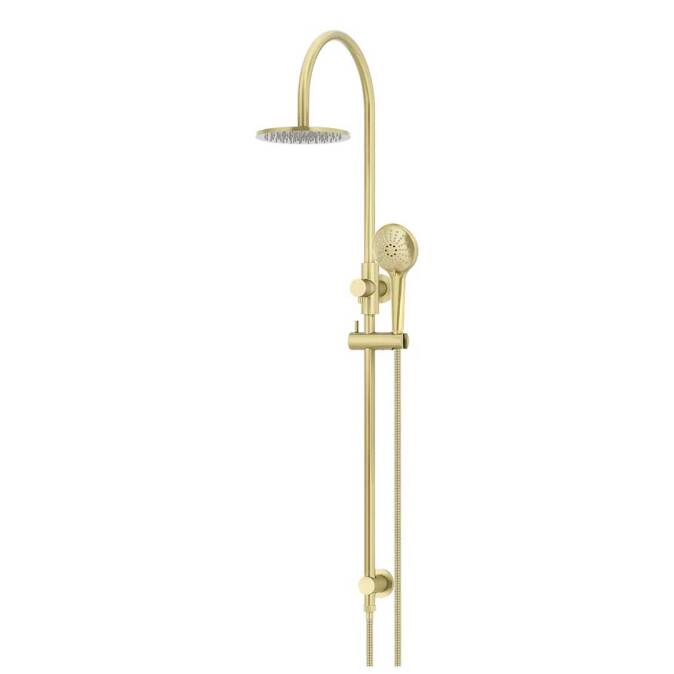 Meir-Round-Gooseneck-Shower-Set-with-200mm-Rose,-Three-Function-Hand-Shower-Tiger-Bronze