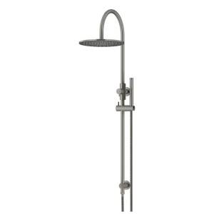 Meir Round Gooseneck Shower Set with 300mm Rose, Single-Function Hand Shower Shadow