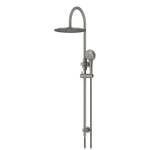 Meir Round Gooseneck Shower Set with 300mm Rose, Three-Function Hand Shower Shadow