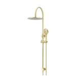 Meir Round Gooseneck Shower Set with 300mm Rose, Three-Function Hand Shower Tiger Bronze