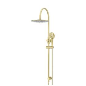 Meir-Round-Gooseneck-Shower-Set-with-300mm-Rose,-Three-Function-Hand-Shower-Tiger-Bronze