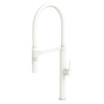 Fienza Kaya Pull Down Sink Mixer, Full Matte White