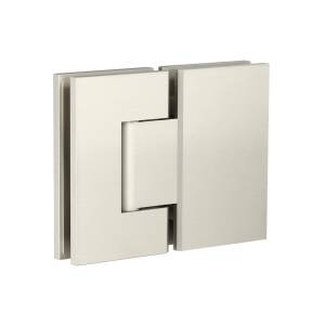 Meir Glass to Glass Shower Door Hinge Brushed Nickel