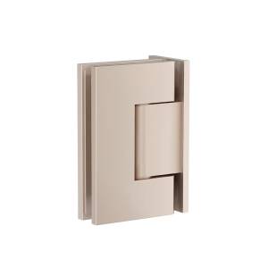 Meir Glass to Wall  Shower Door Hinge Champagne