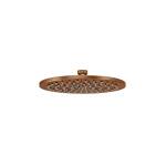 Meir Round Shower Rose 200mm, Lustre Bronze