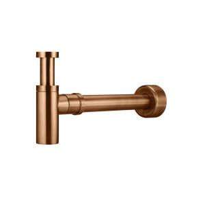 Meir Round Bottle Trap for 32mm Basin Waste and 40mm Outlet, Lustre Bronze
