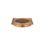 Meir Square Floor Grate Shower Drain 100mm Outlet, Lustre Bronze