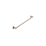 Meir Round Single Towel Rail 600mm, Lustre Bronze