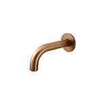 Meir Universal Round Curved Spout 130mm, Lustre Bronze