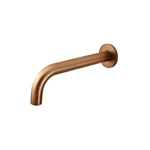 Meir Universal Round Curved Spout, Lustre Bronze