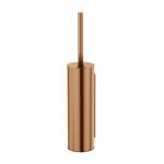 Meir Round Toilet Brush & Holder, Lustre Bronze