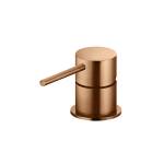 Meir Round Deck Mounted MIxer, Lustre Bronze