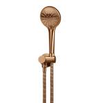 Meir Round Hand Shower on Swivel Bracket, Lustre Bronze