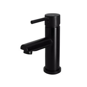 Meir Round Matte Black Basin Mixer