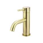 Meir Round Tiger Bronze Basin Mixer with Curved Spout