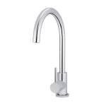 Meir Round Kitchen Mixer Tap Polished Chrome