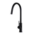 Meir Round Piccola Pull Out Kitchen Mixer Tap Matte Black