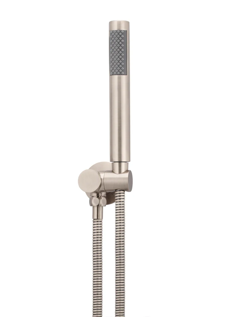 Meir Round Hand Shower on Swivel Bracket Champagne