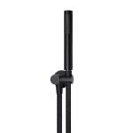 Meir Round Hand Shower on Swivel Bracket - Matte Black