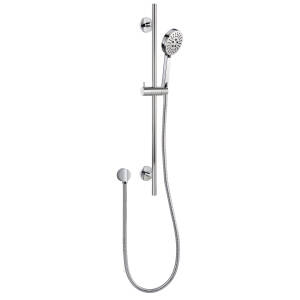 Round Chrome Sliding Rail Hand held Shower Set