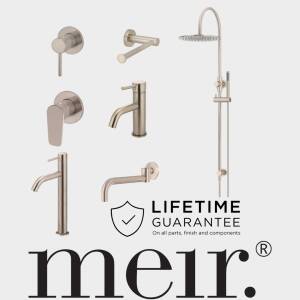 Meir Bathroom Package Tapware Shower Accessories Champagne