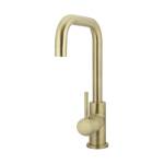 Meir Round Kitchen Mixer Tap Tiger Bronze