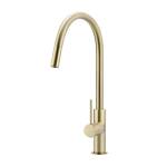 Meir Round Piccola Pull Out Kitchen Mixer Tap Tiger Bronze Gold