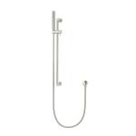 Meir Round Shower on Rail - PVD Brushed Nickel