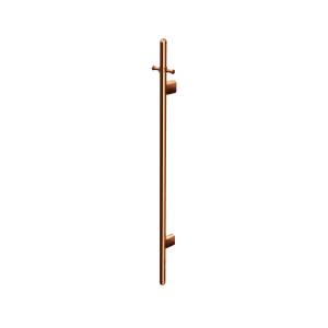 Meir Heated Vertical Towel Rail Lustre Bronze