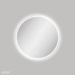 Fienza Reba LED Matte White Framed Mirror, 700mm