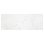 Fienza Bianco Marble Silica Free Stone Vanity Benchtop, Rectangular Full Depth
