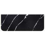 Fienza Nero Vena Silica Free Stone Vanity Benchtop, Curved Full Depth