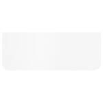 Fienza Pure White Solid Surface Vanity Benchtop, Curved Full Depth