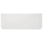 Fienza Snowflake Solid Surface Vanity Benchtop, Curved Full Depth