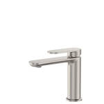 Fienza Empire Slim Cold Start Basin Mixer Brushed Nickel