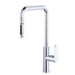 Fienza Empire Slim Pull-Out Sink Mixer Chrome