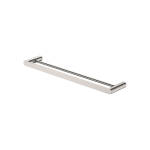 Fienza Empire Slim Double Towel Rail, 600mm, Brushed Nickel