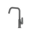 Greens Novi Gooseneck Sink Mixer w/Smart Aerator Gunmetal